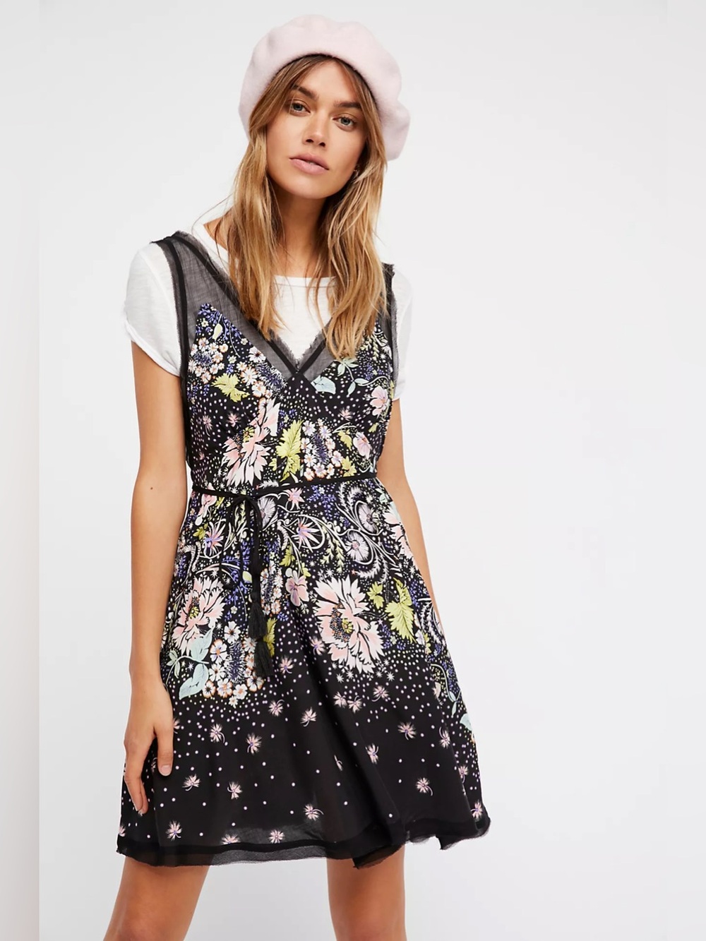 Free People longwood print slip